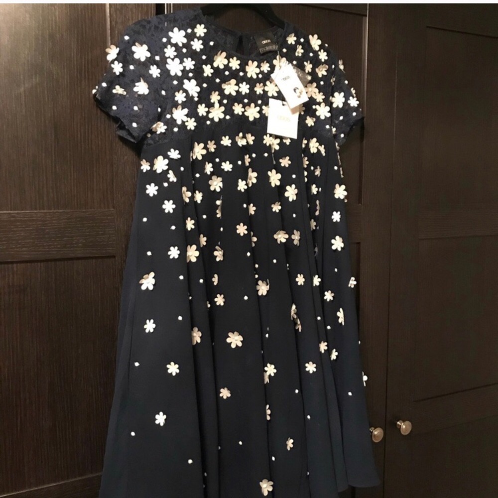 Navy ASOS maternity dress NWT